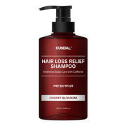 Kundal Caffeine Hair Loss Shampoo, 500ml - Cherry Blossom (Exp 09/27)