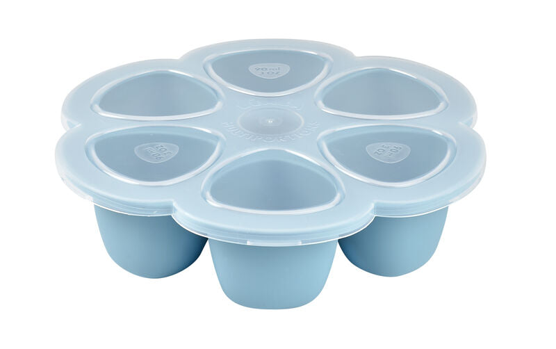 Beaba Silicone MultiPortions Freezer Tray, 6x90ml (3 Colors) - Pupsik Singapore