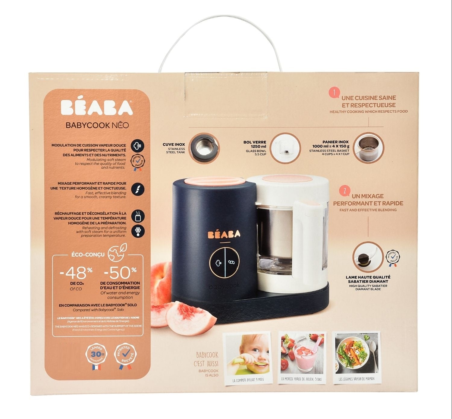 Beaba Babycook Neo Baby Food Maker (4 Colours) - Pupsik Singapore
