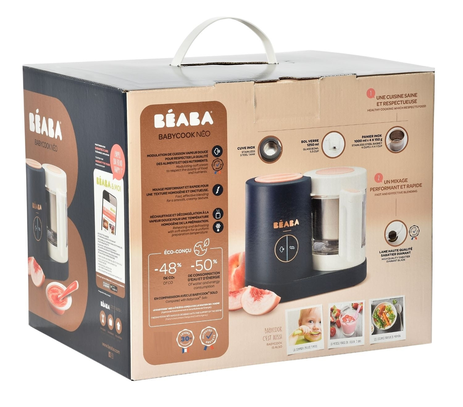 Beaba Babycook Neo Baby Food Maker (4 Colours) - Pupsik Singapore