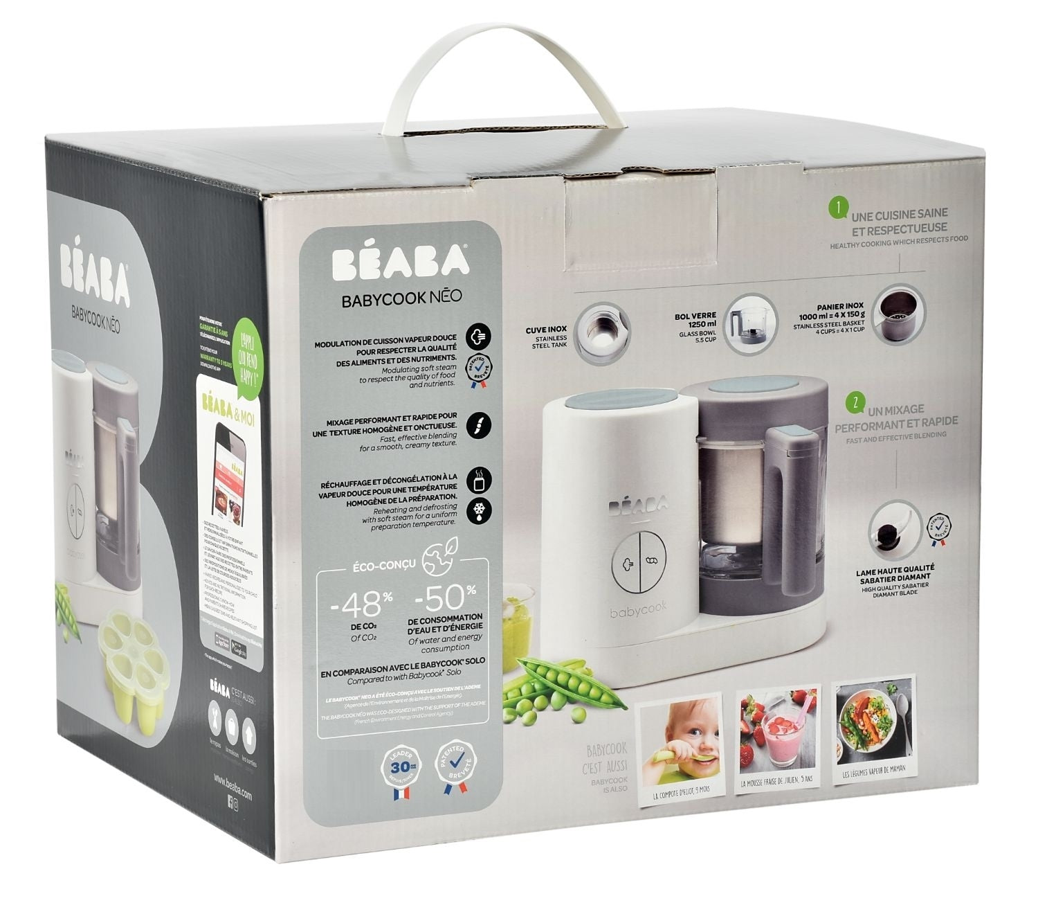 Beaba Babycook Neo Baby Food Maker (4 Colours) - Pupsik Singapore