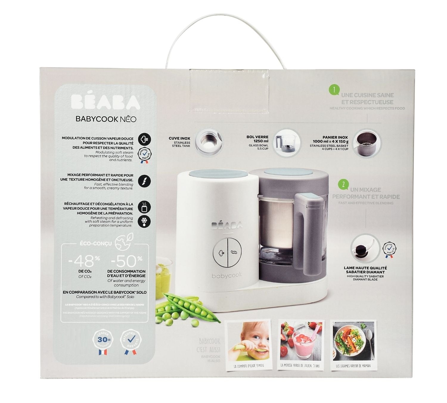 Beaba Babycook Neo Baby Food Maker (4 Colours) - Pupsik Singapore