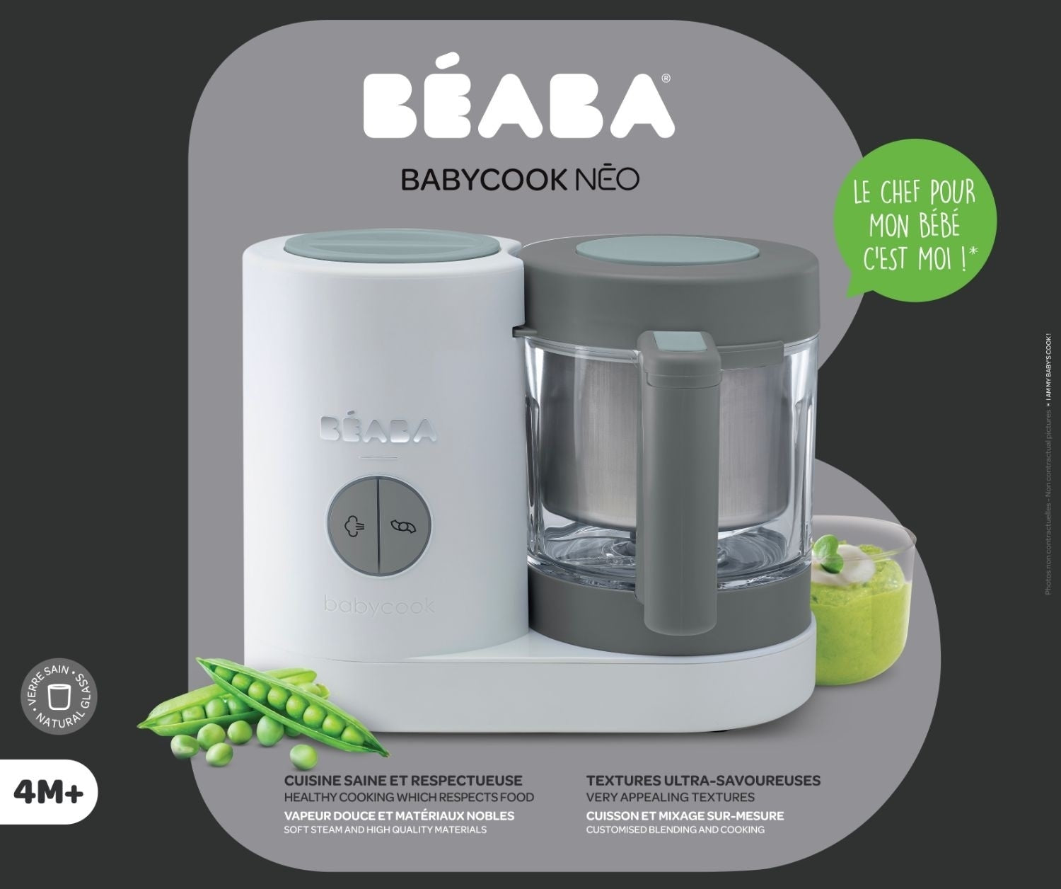 Beaba Babycook Neo Baby Food Maker (4 Colours) - Pupsik Singapore