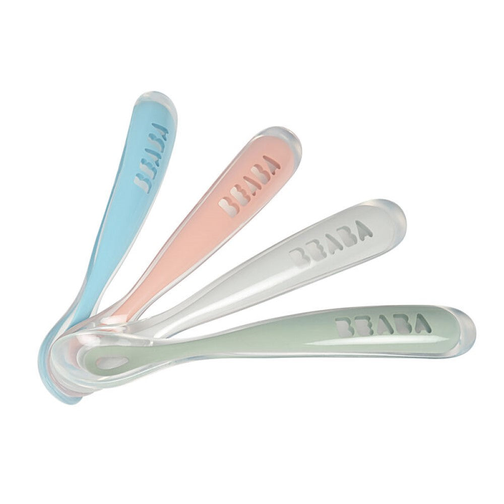 Beaba 1st Age Silicone Spoons (4pk)