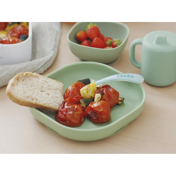 Beaba Silicone Suction Baby Plate (4 Colors) - Pupsik Singapore