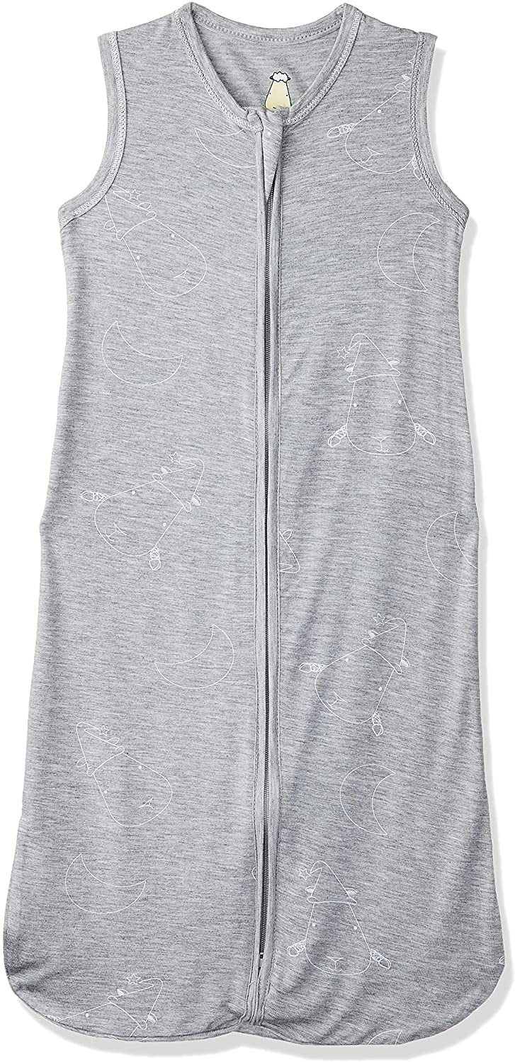 Baa Baa Sheepz Wearable Blanket Zip Sleep Bag - Big Moon & Sheep Grey (3 Sizes)