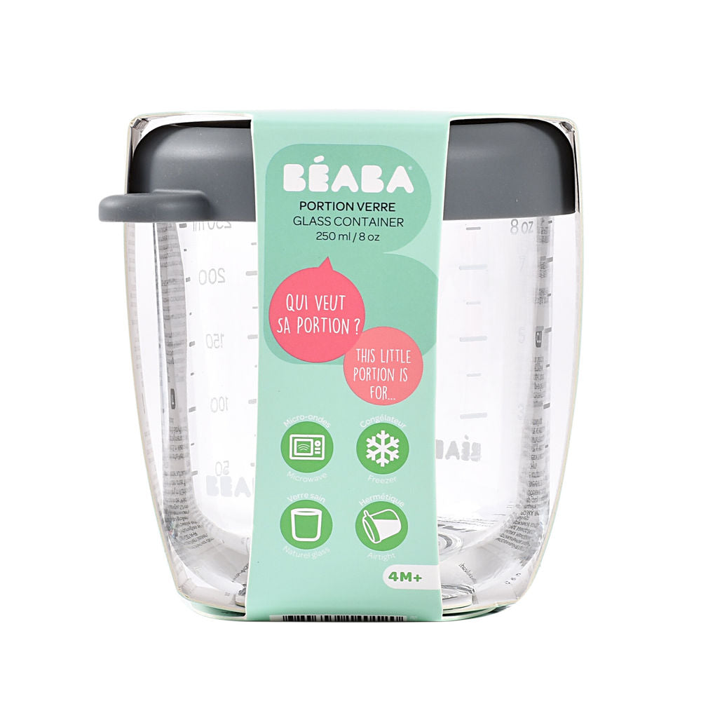 Beaba Glass Containers Jars, 250ml (3 colors)