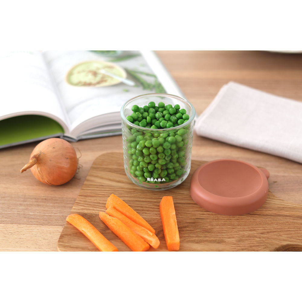 Beaba Glass Containers Jars, 250ml (3 colors)