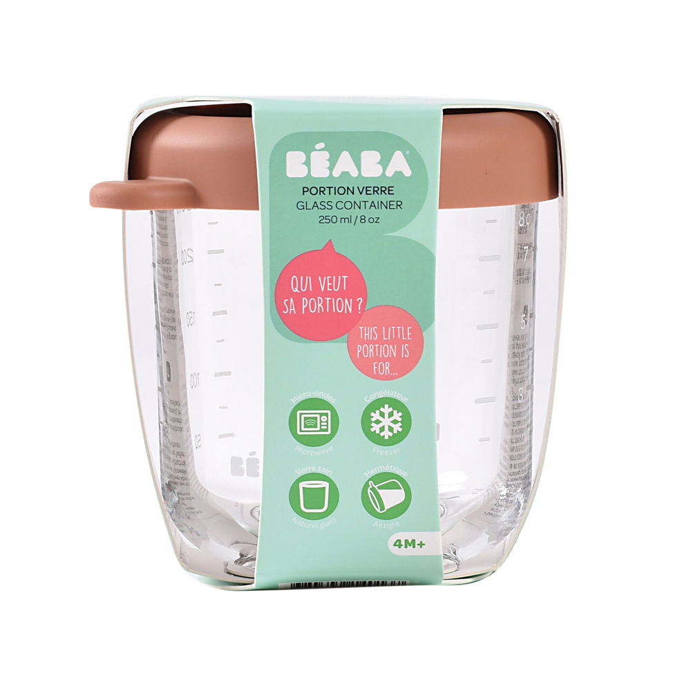 Beaba Glass Containers Jars, 250ml (3 colors)