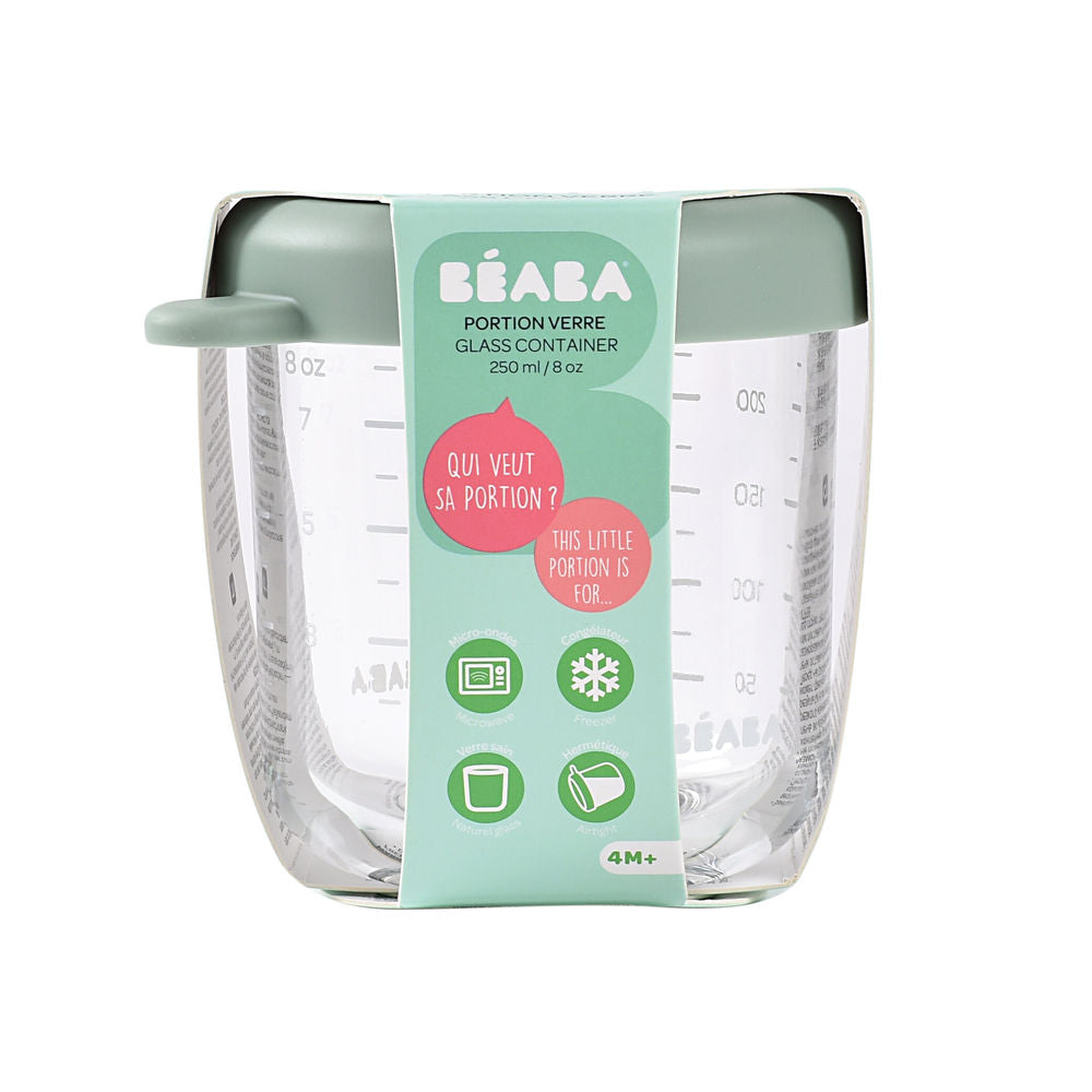 Beaba Glass Containers Jars, 250ml (3 colors)