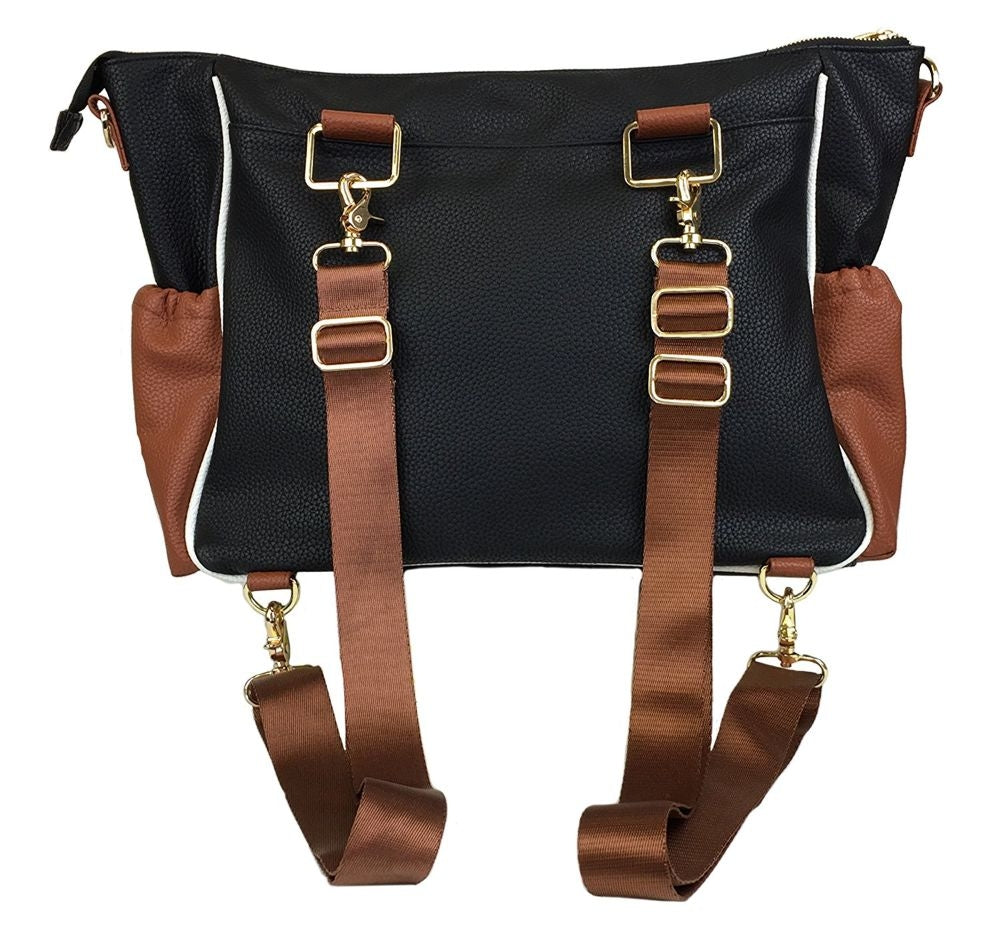 Itzy Ritzy Triple Threat Convertible Diaper Bag - Posy Pop