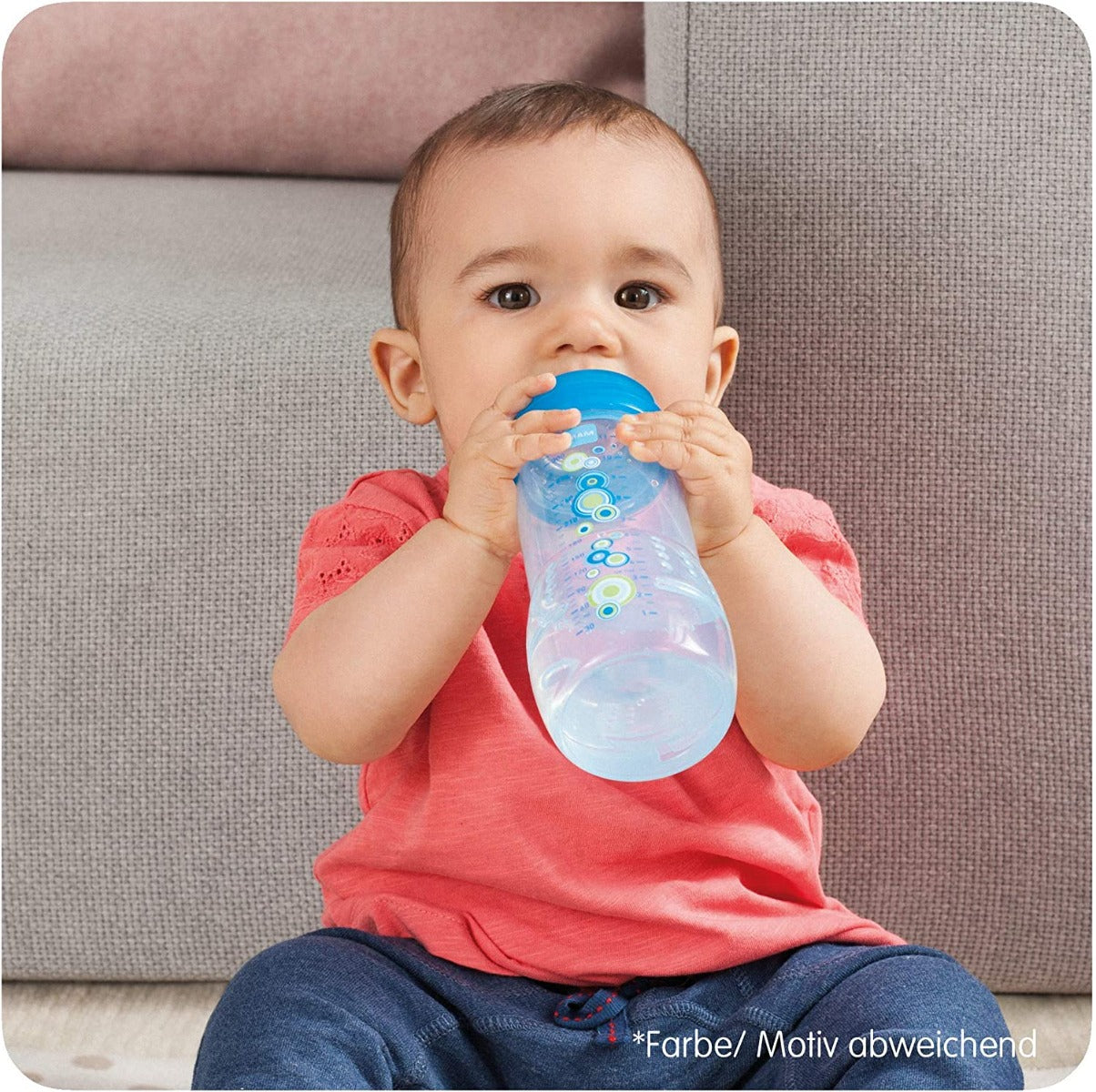 MAM Easy Active Baby Bottle, 2 x 270ml (3 Assorted Colours)