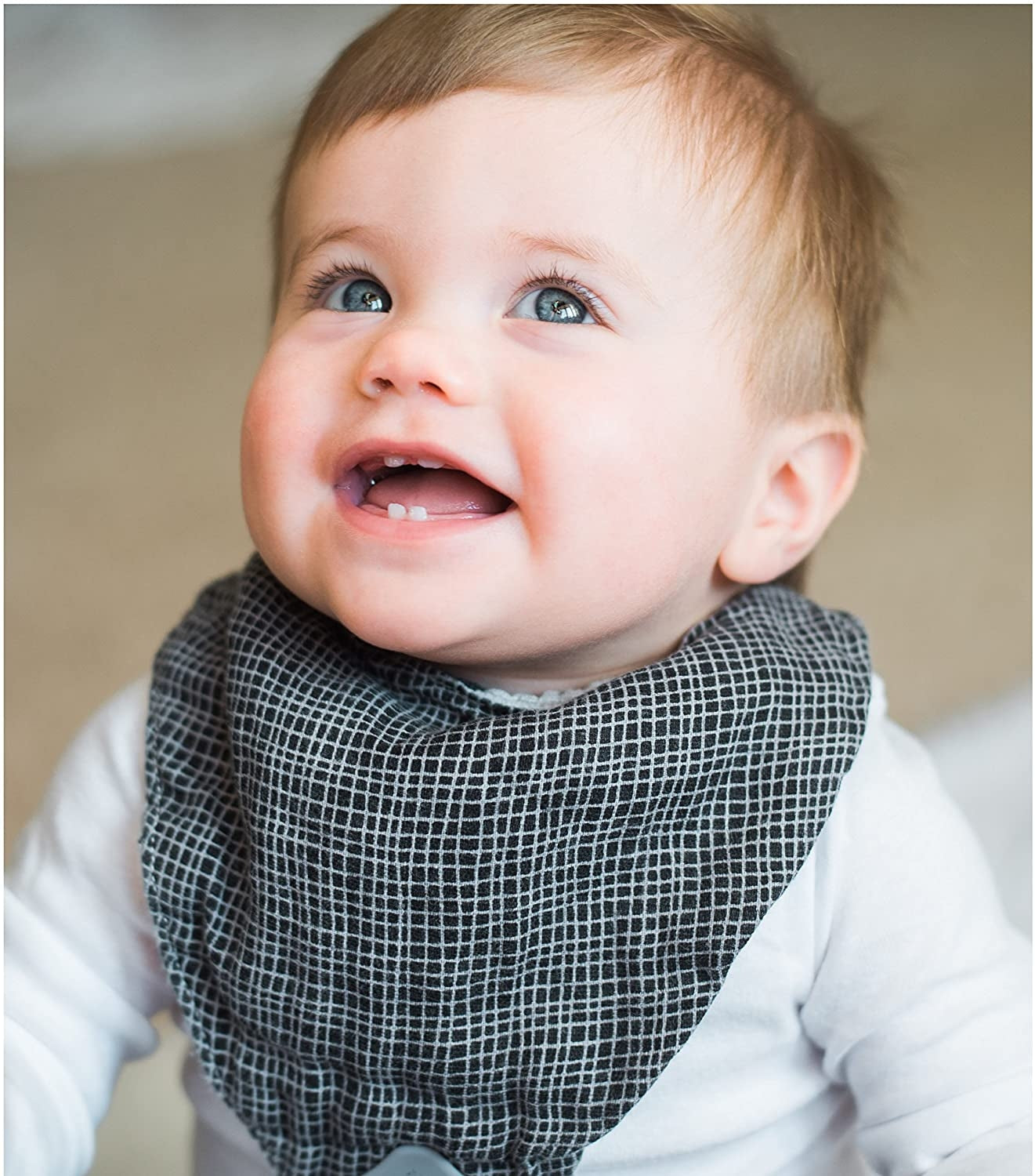 Nuby Muslin Bandana Bib w/ Teether, 3pk (3 Designs) - Pupsik Singapore