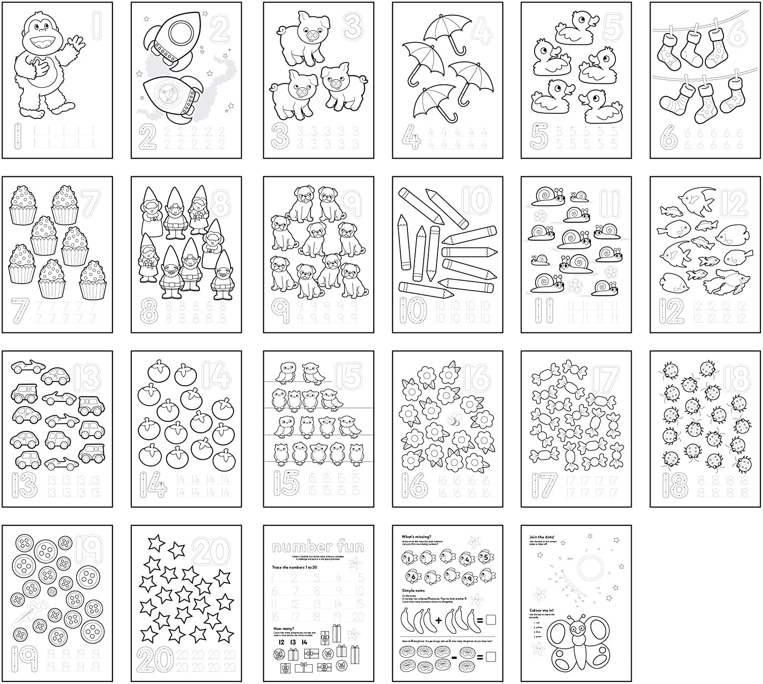 Orchard Toys Learning Sticker Colouring Book Series (4 Titles) - Pupsik Singapore