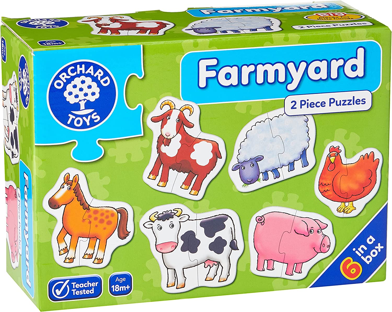 Orchard Toys 2 Piece Jigsaw Puzzle Series