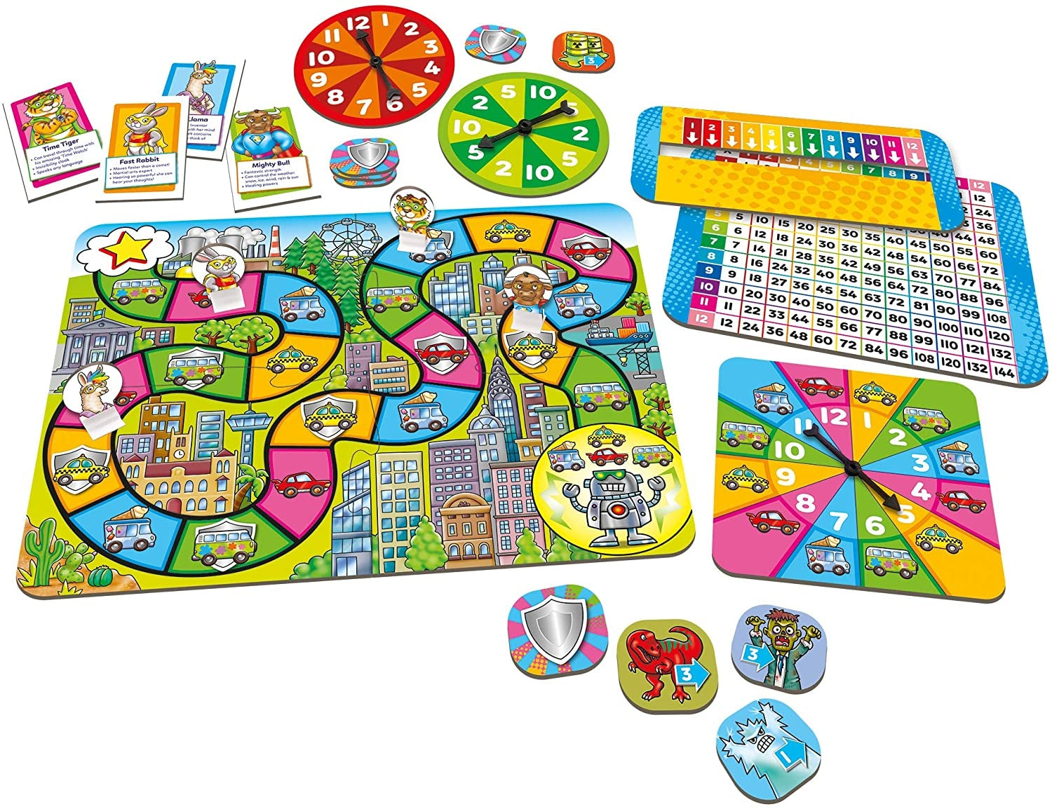 Orchard Toys Times Tables Heroes Game