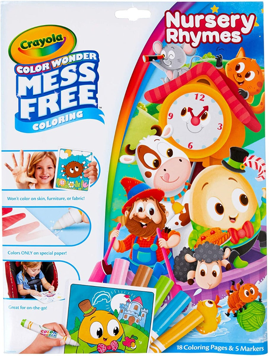 Crayola Color Wonder Mess Free Coloring Pad & Markers (5 Designs)