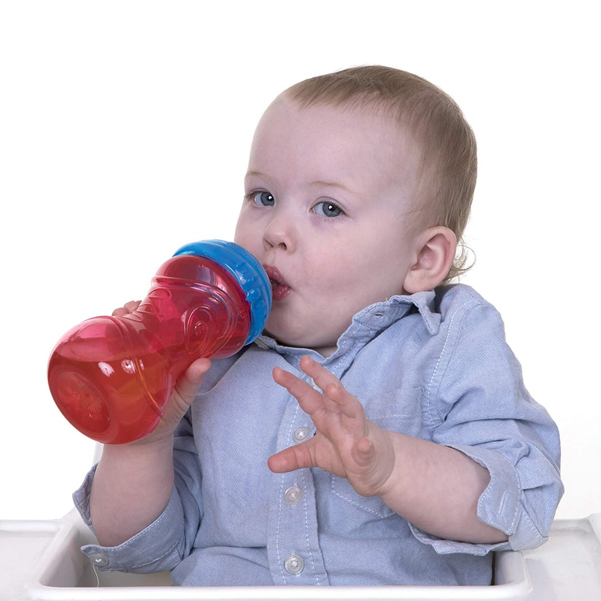 Nuby No-Spill Easy Grip Soft Spout Cup, 10oz (2pk) - 1 Color