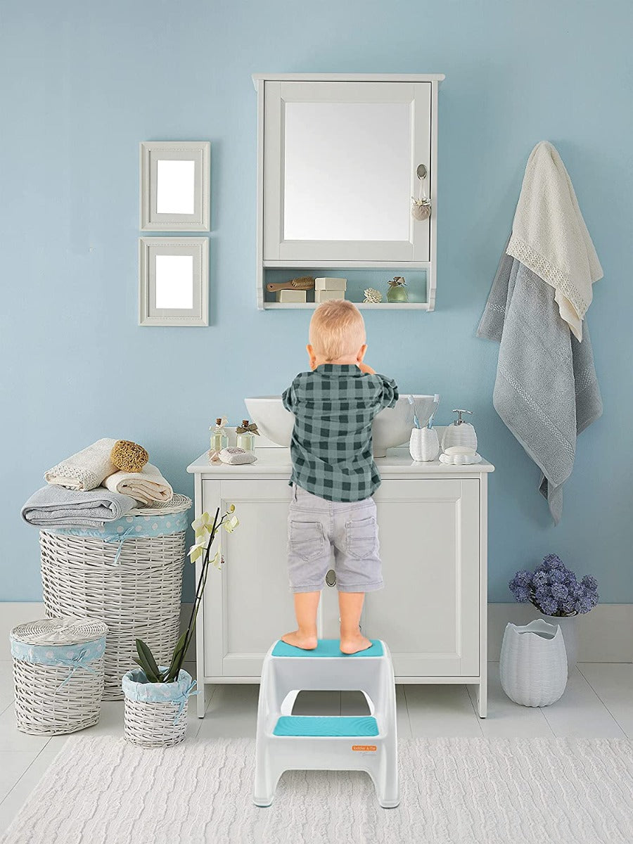 Dreambaby Toddler & Me™ 2 Step Stool - Aqua