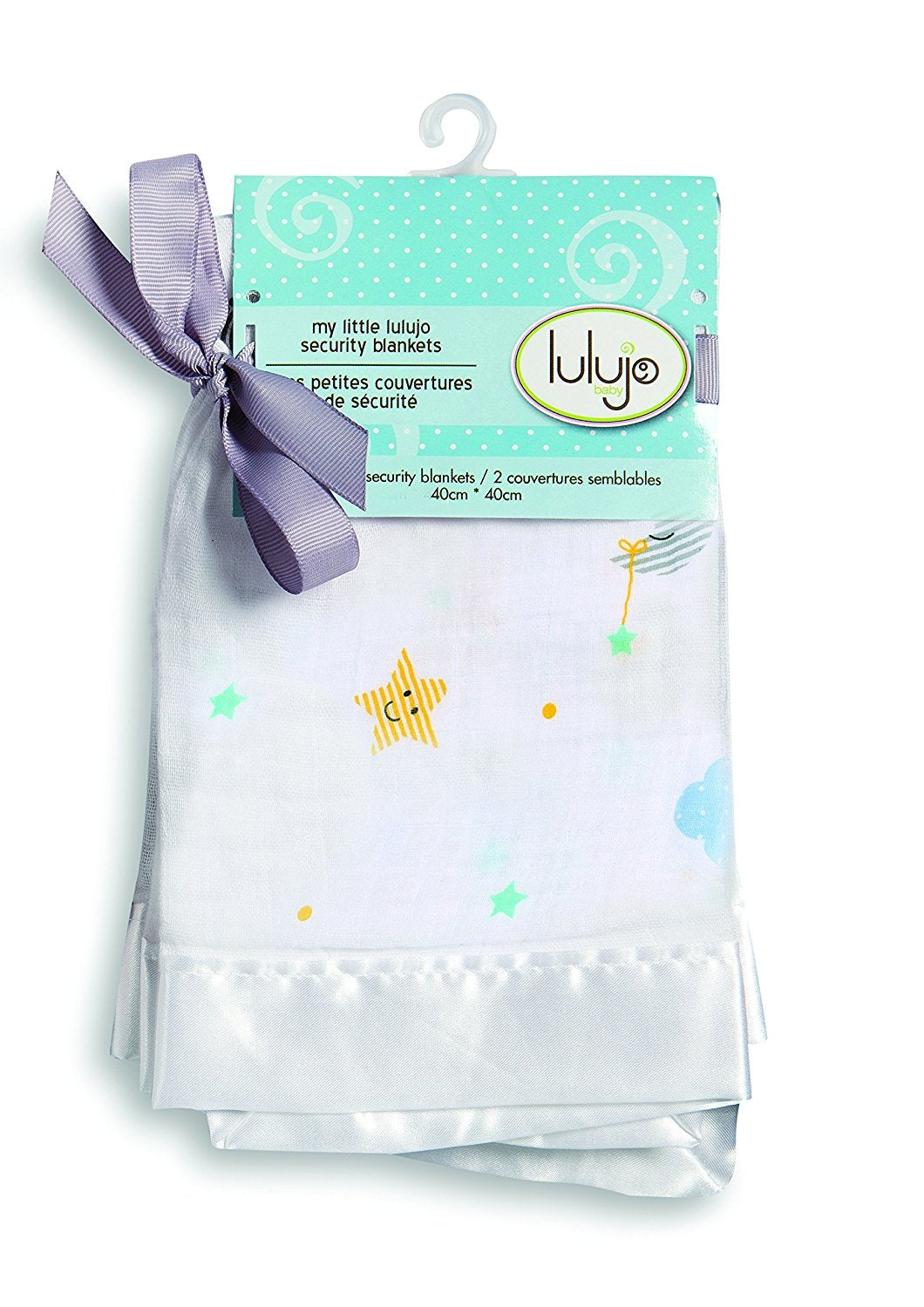Lulujo Baby Muslin Security Blankets, 2pk (4 Designs) - Pupsik Singapore
