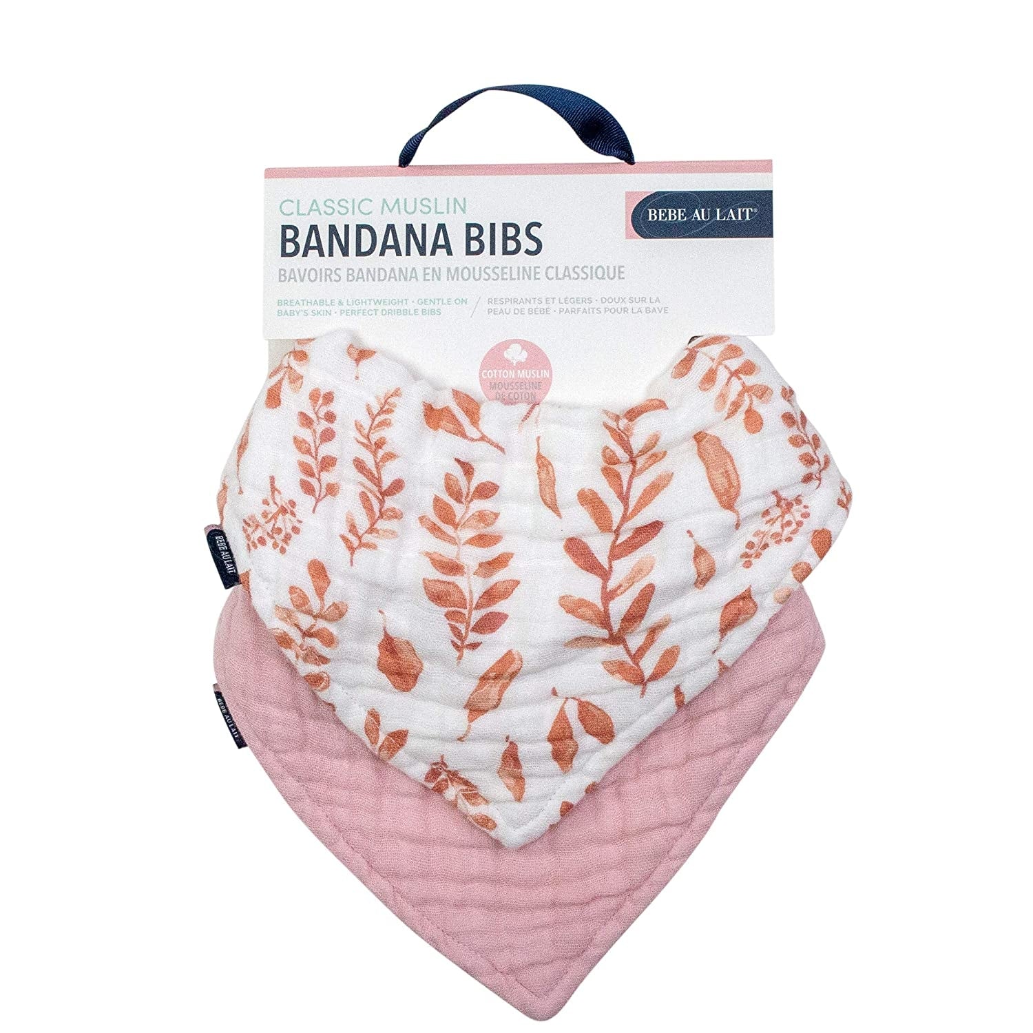Bebe Au Lait Classic Muslin Bandana Bib, 2pk (10 Designs) - Pupsik Singapore