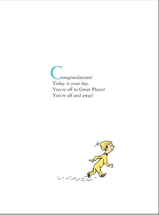 Oh, the Places You'll Go! by Dr. Seuss Book
