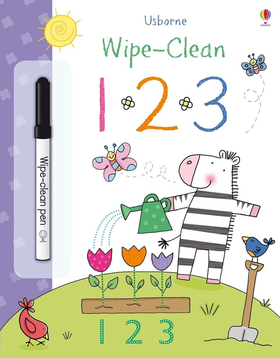 Usborne Wipe-Clean Book Series (16 Titles) - Pupsik Singapore