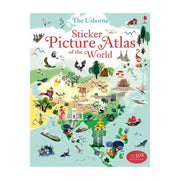 Usborne Sticker Picture Atlas of the World Sticker Book