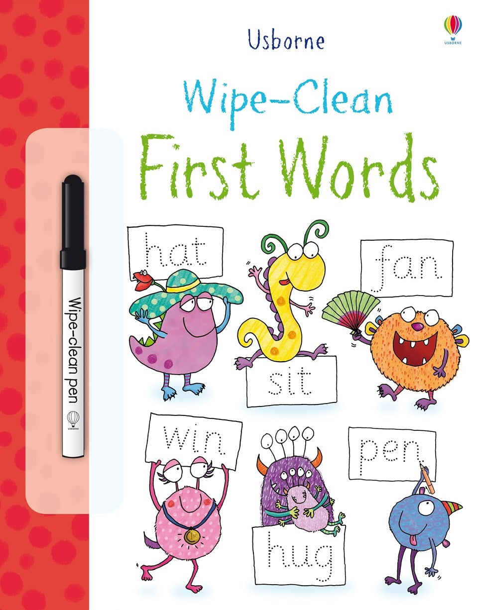 Usborne Wipe-Clean Book Series (16 Titles)