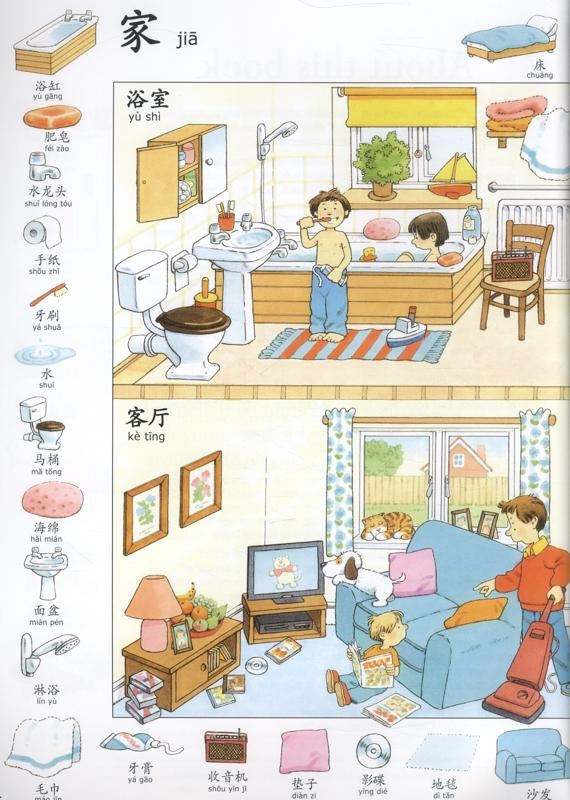 Usborne First Thousand Words in Chinese (Mandarin) Book
