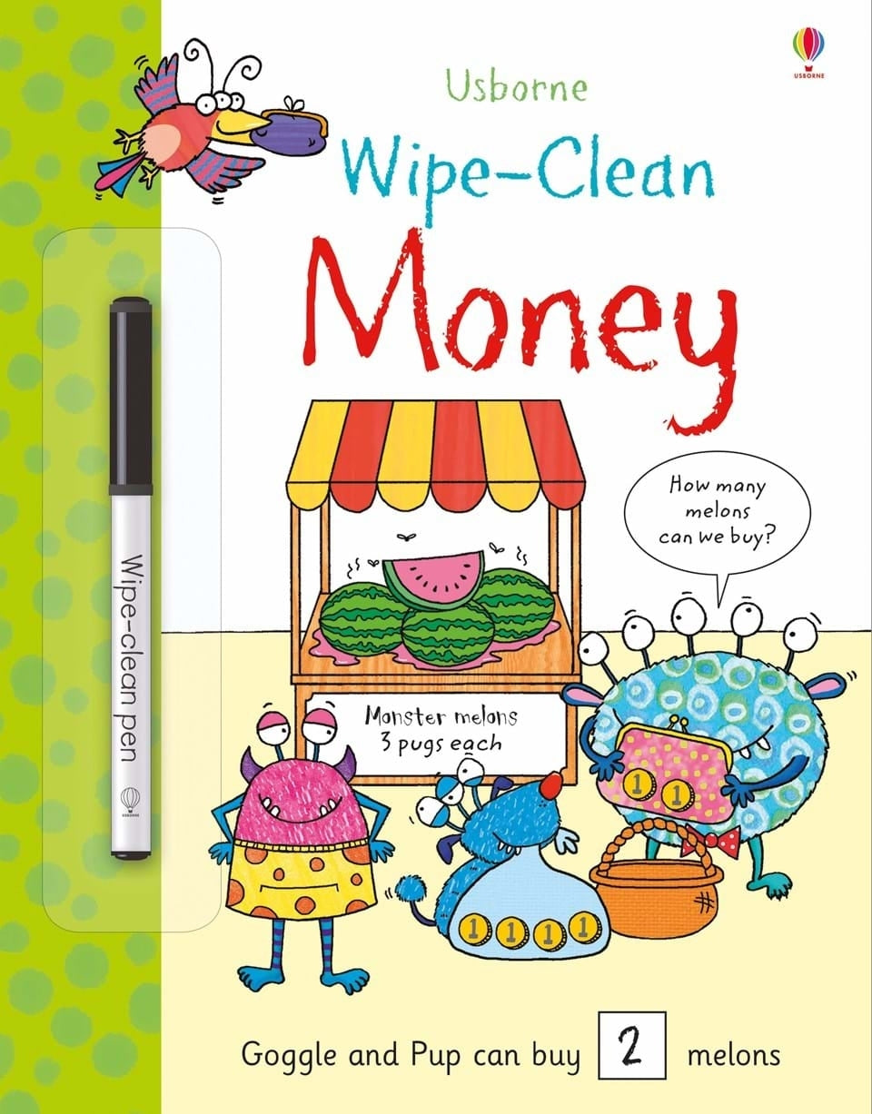 Usborne Wipe-Clean Book Series (16 Titles)