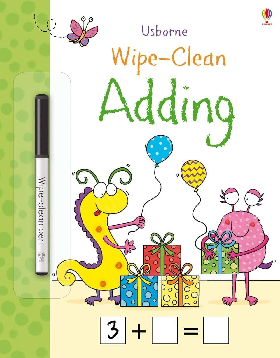 Usborne Wipe-Clean Book Series (16 Titles) - Pupsik Singapore