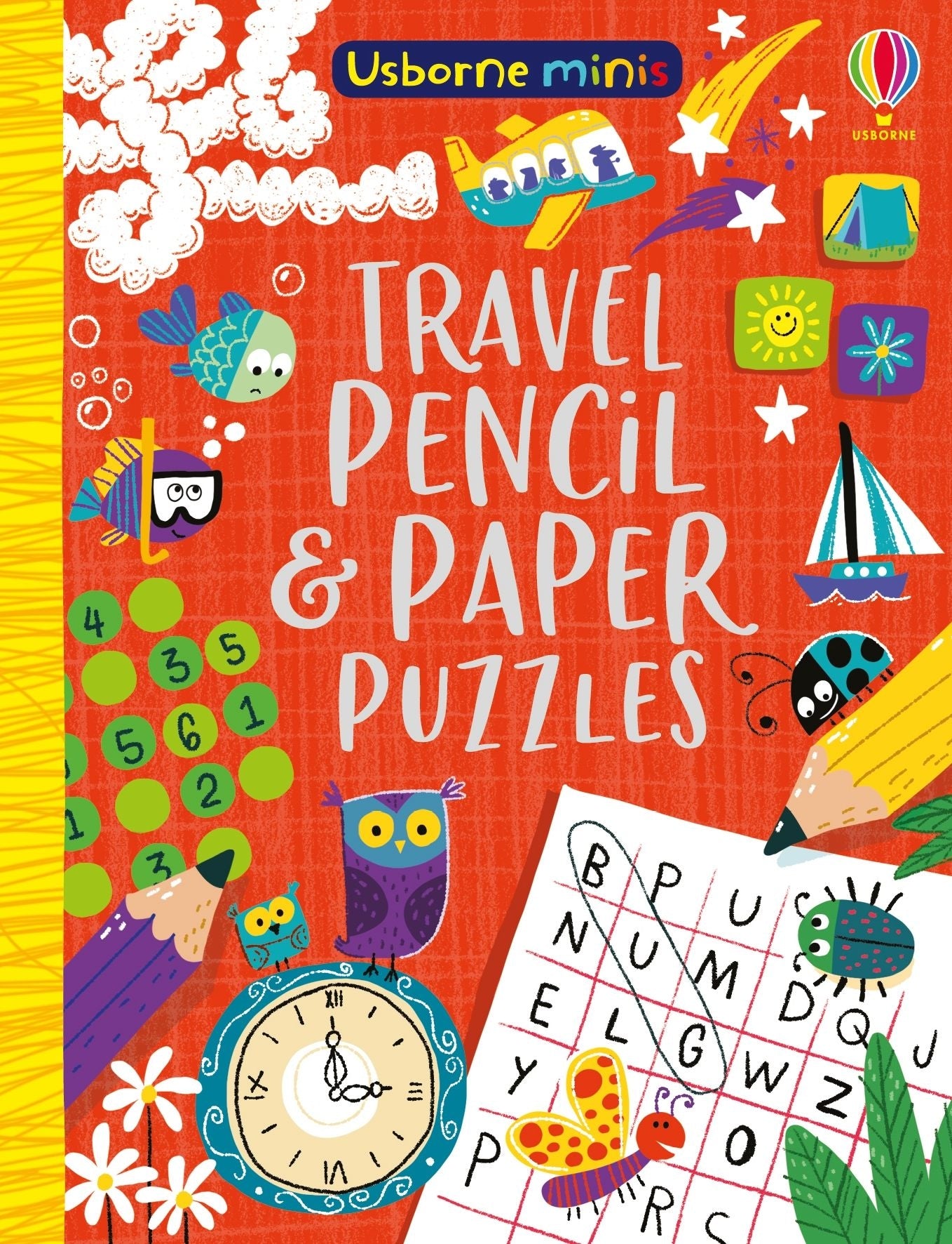 Usborne Travel Pencil & Paper Puzzles Book
