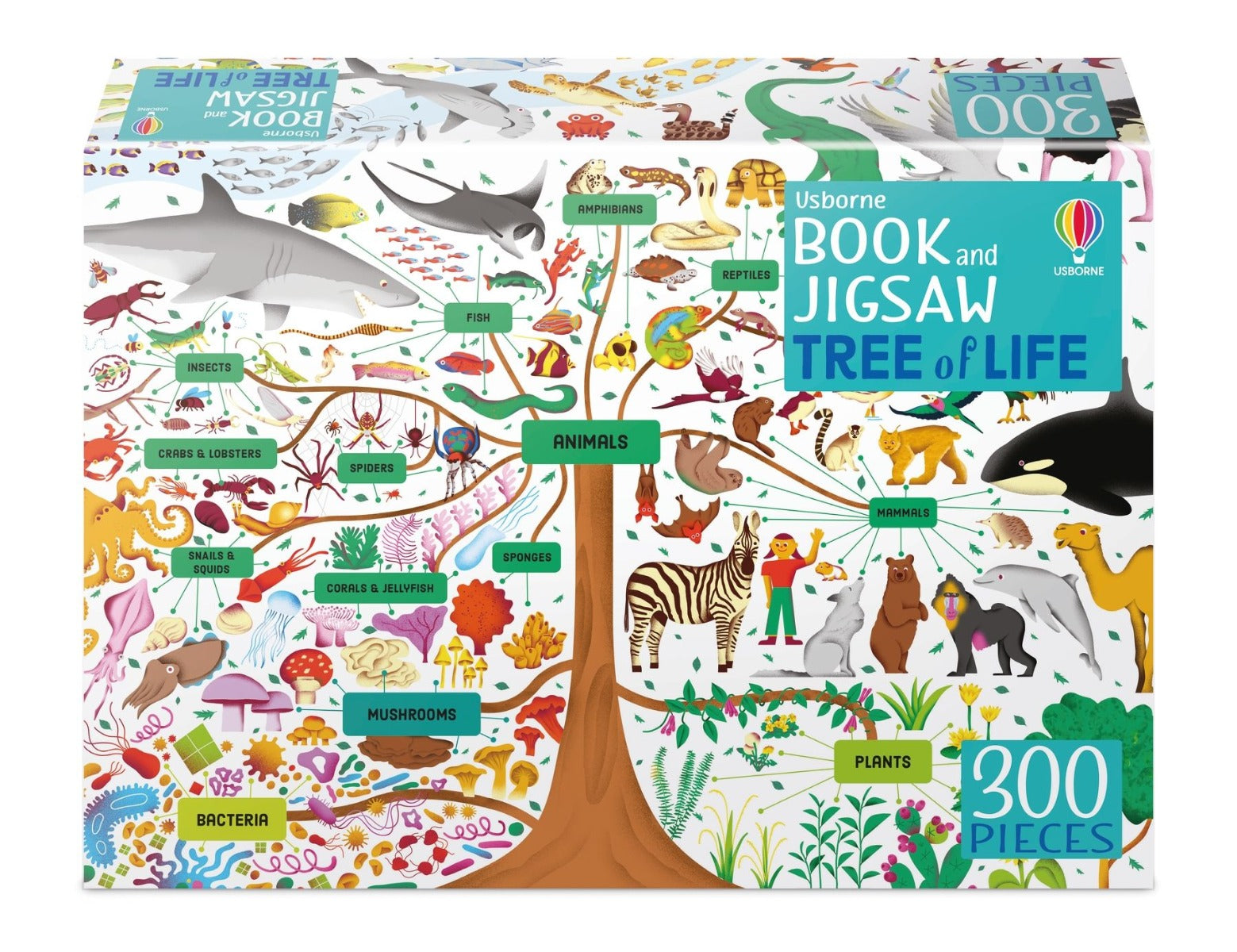 Usborne Book & Jigsaw (300pc) Set - Tree of Life - Pupsik Singapore
