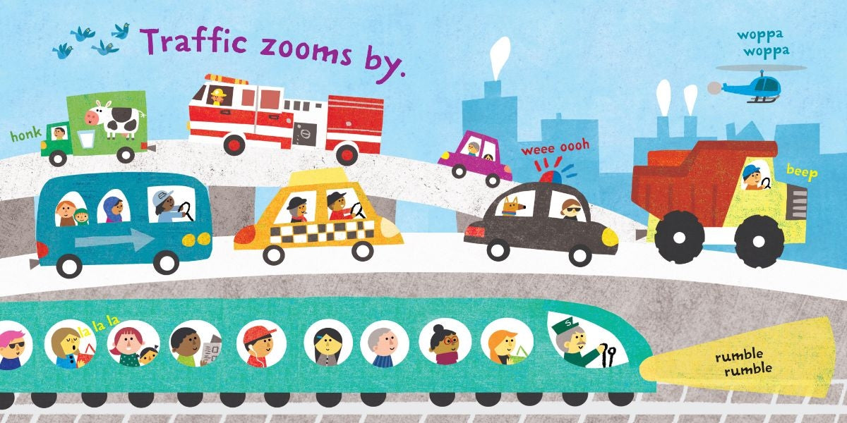 Busy City Baby Story Book (Indestructibles Series)