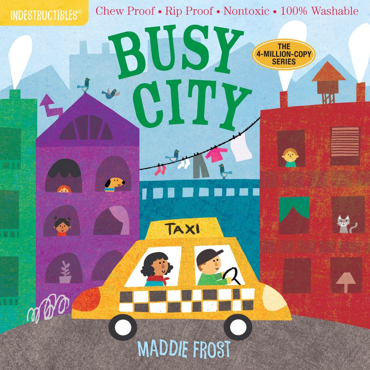 Busy City Baby Story Book (Indestructibles Series)