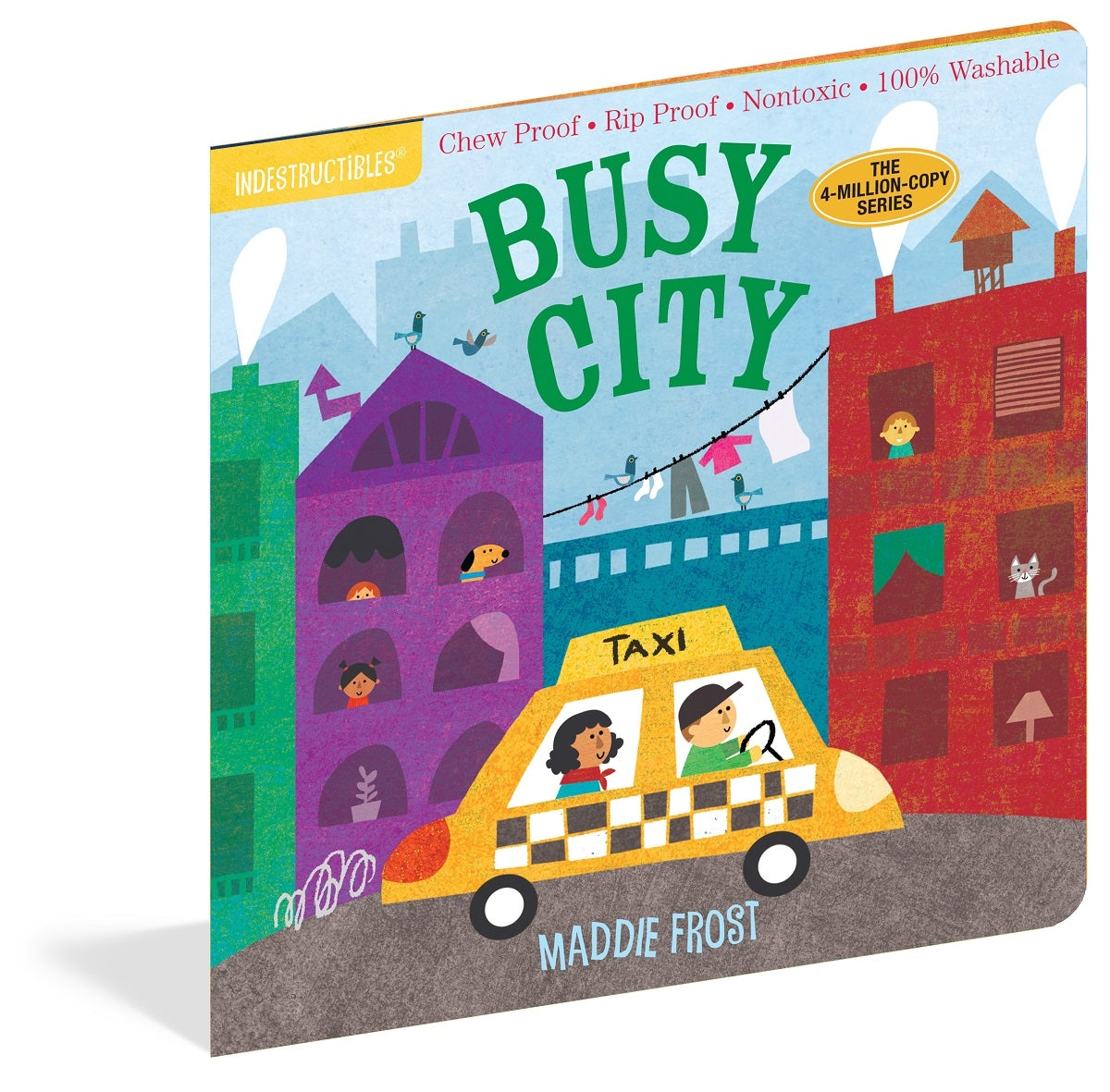 Busy City Baby Story Book (Indestructibles Series)