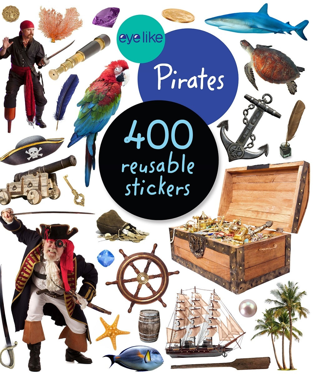 Eyelike 400 Reusable Stickers Book - Pirates