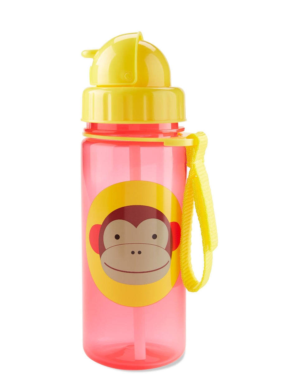 Skip Hop Zoo Straw Water Bottle, 13oz (12 Designs) - Pupsik Singapore