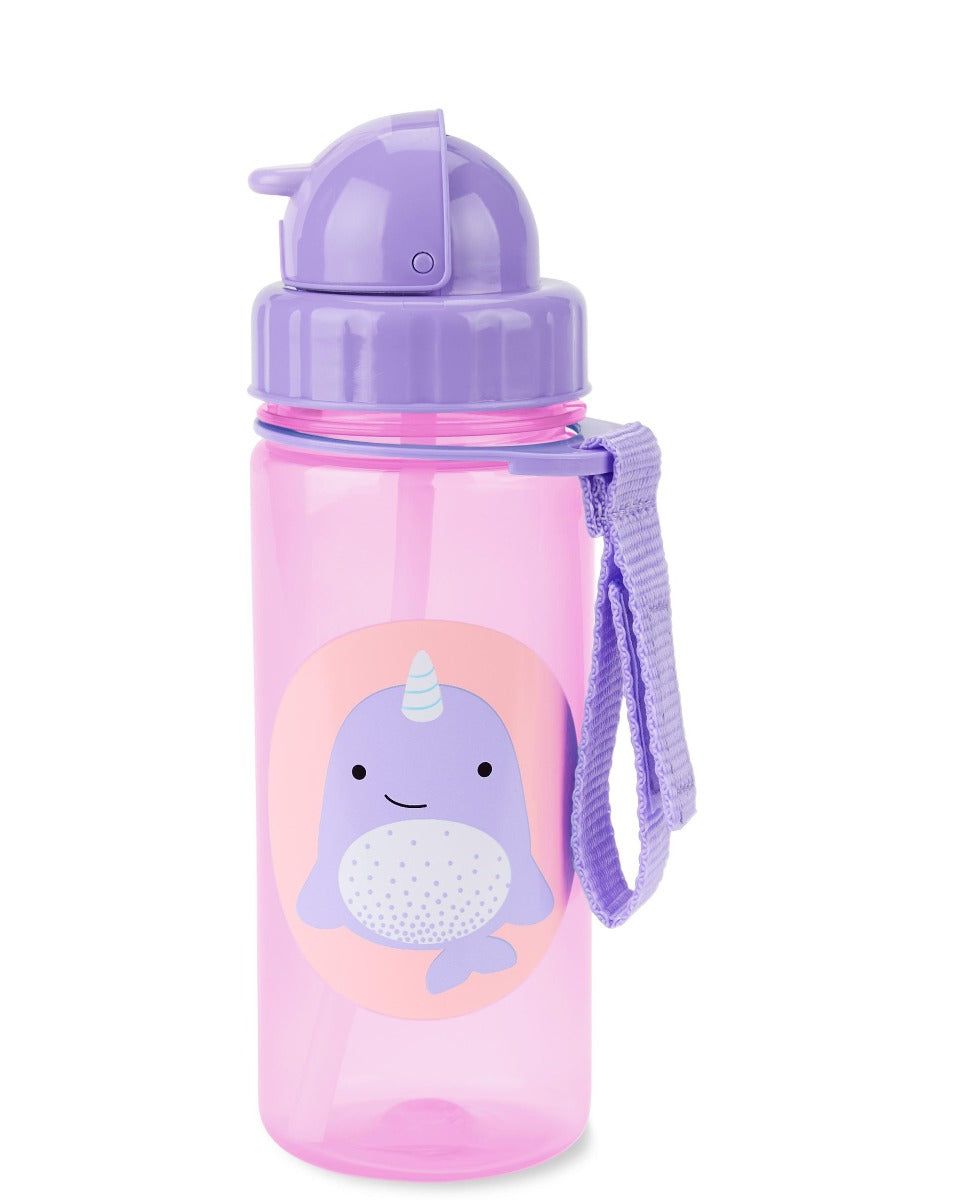 Skip Hop Zoo Straw Water Bottle, 13oz (12 Designs) - Pupsik Singapore