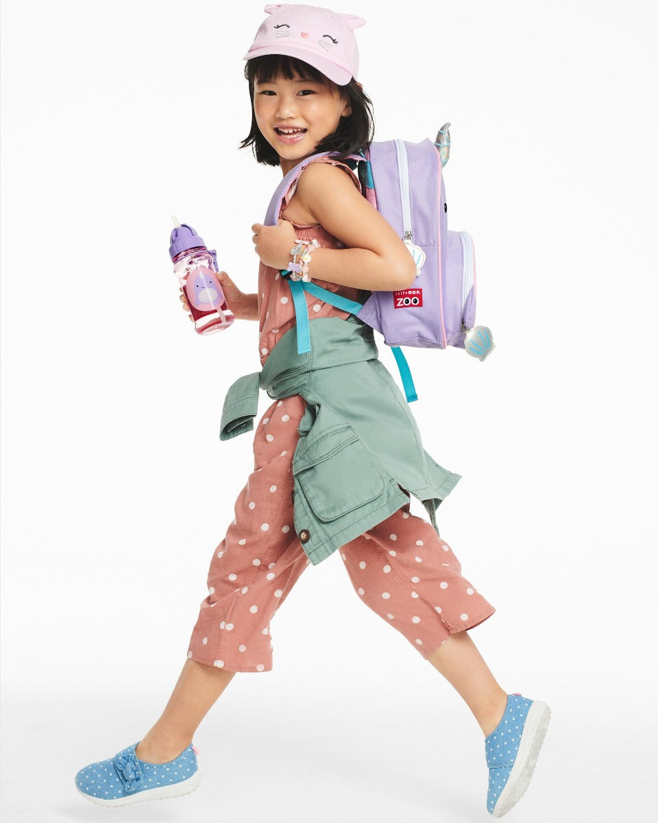 Skip Hop Zoo Straw Water Bottle, 13oz (12 Designs)