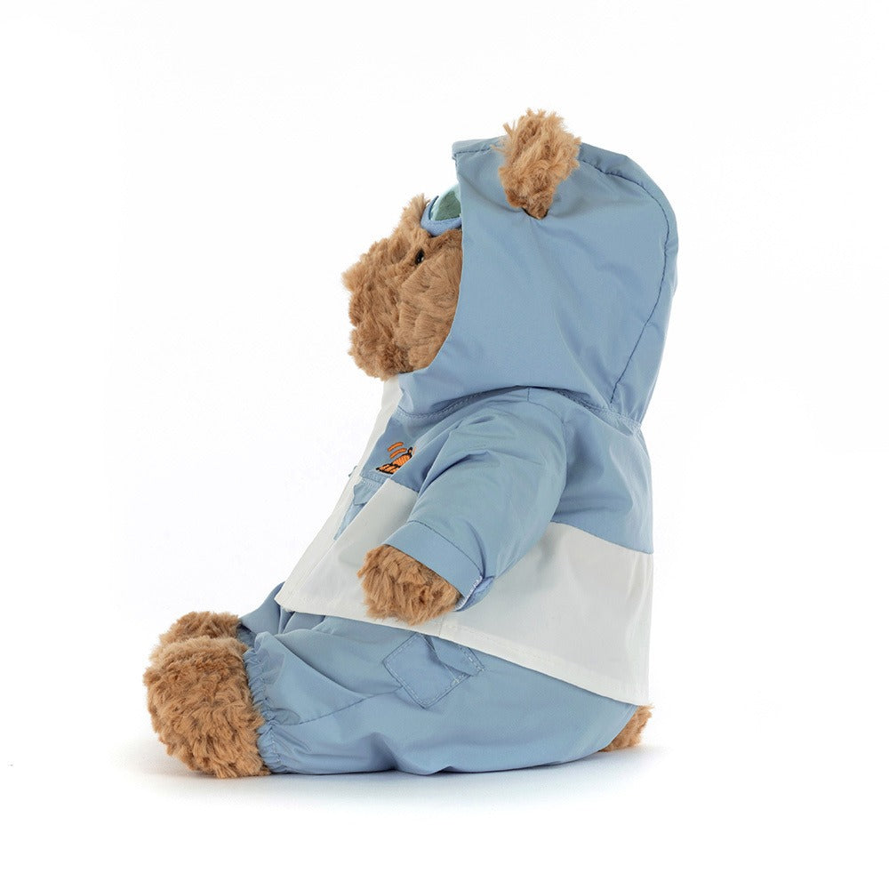 Jellycat Bartholomew Bear 'Snow Suit' Soft Toy (26cm) | Christmas Ed
