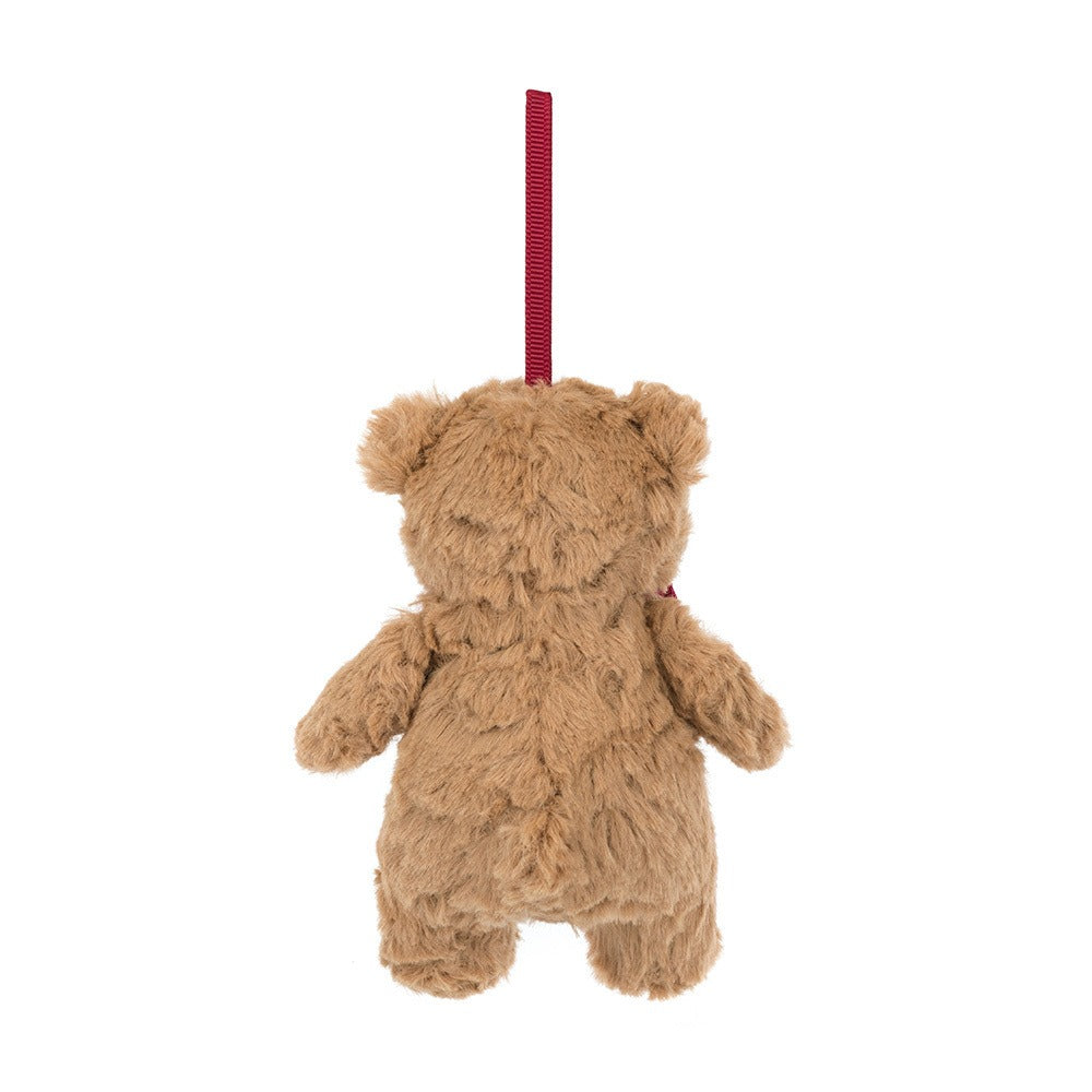 Jellycat Bartholomew Bear Tree Decoration (11cm) | Christmas Ed