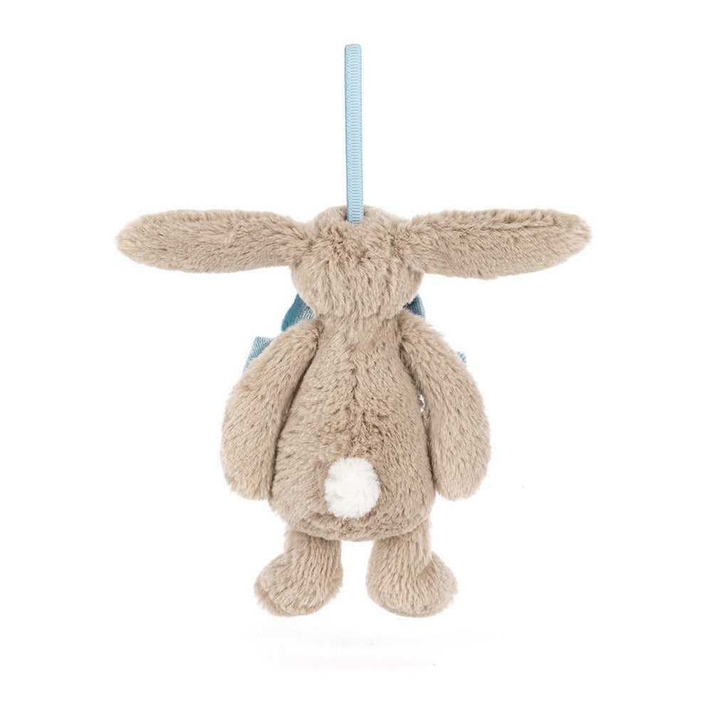 Jellycat Bashful Beige Bunny Decoration (13cm) | Christmas Ed