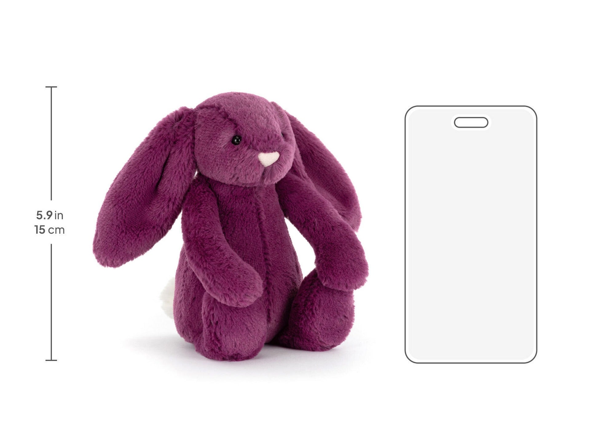 Jellycat Bashful Bunny Soft Toy (Small, 18cm) (6 Colours)