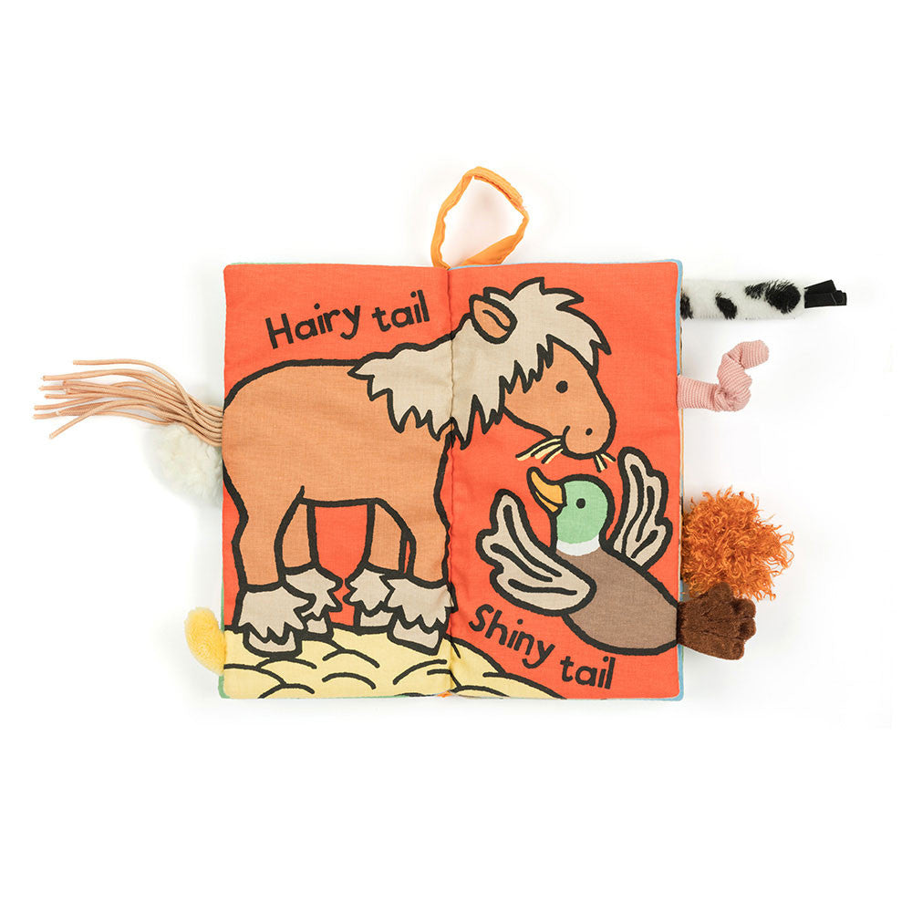 Jellycat Tails Cloth Book - Farm Tails 2