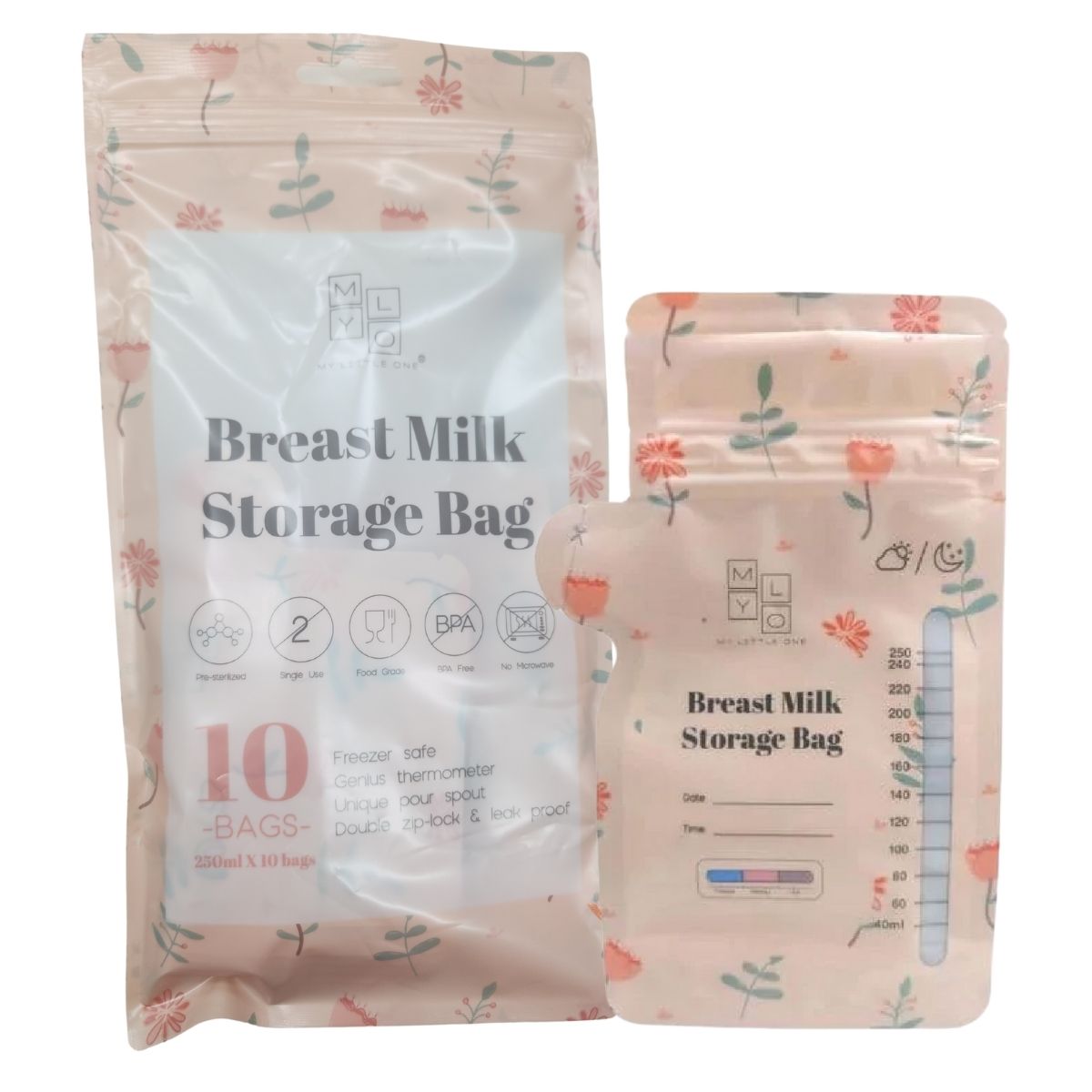 MyLO Breast Milk Storage Bags - 10pcs (Exp 09/27)