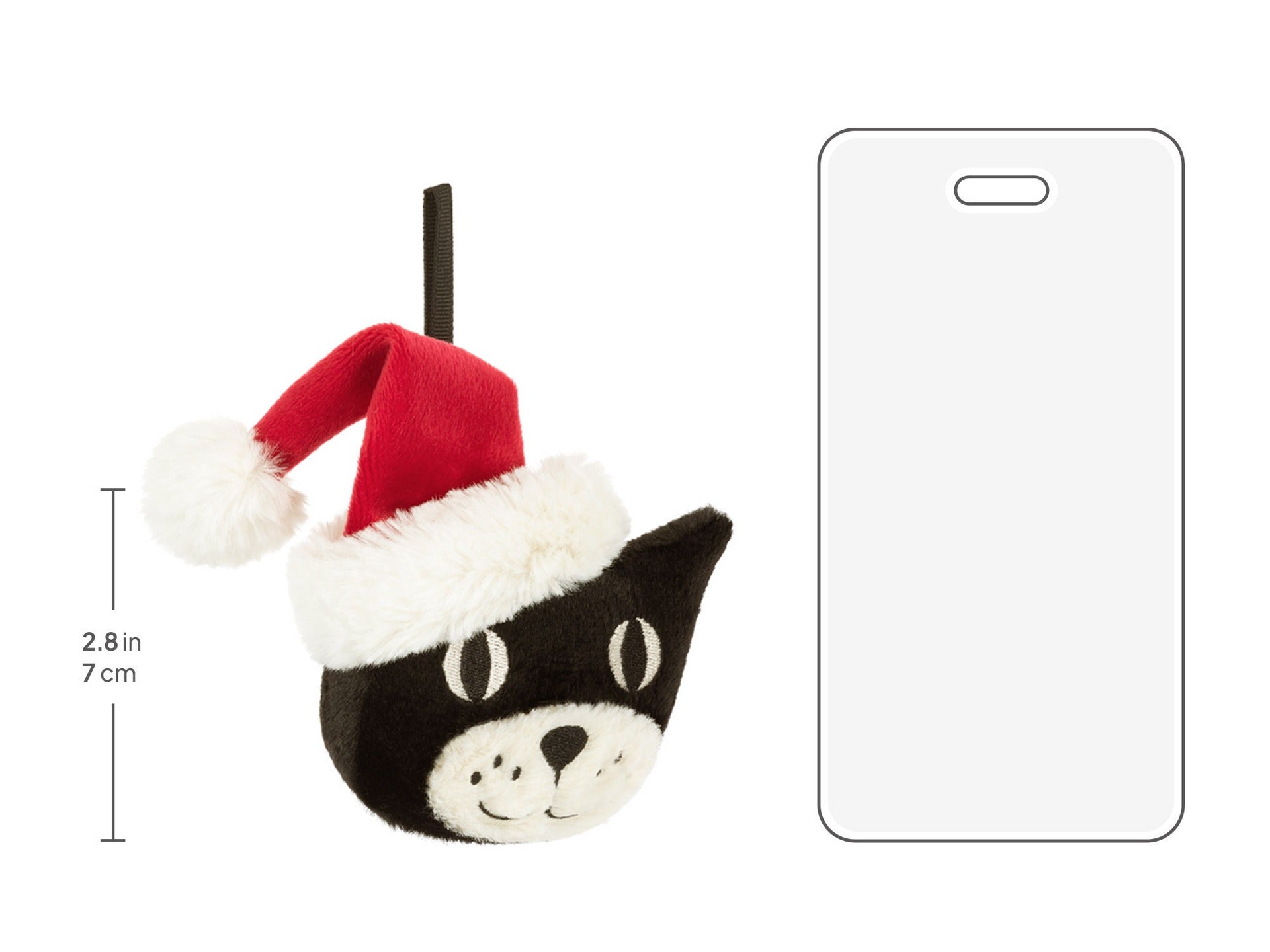 Jellycat Jack Decoration (9cm) | Christmas Ed