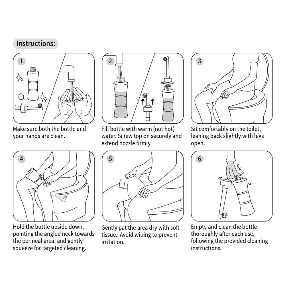 Haakaa PeriCleanse Bottle, 500ml