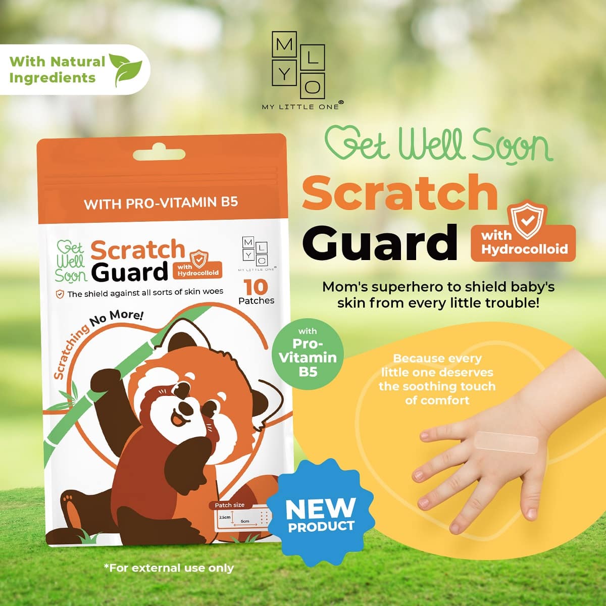 MyLO ScratchGuard Relief Patch, 10pcs (Exp 06/27)